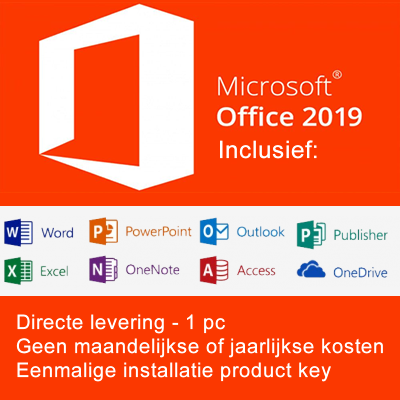 riem gevolg staking Microsoft office 2019 - goedkoop